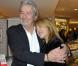 Alain Delon et Nicole Calfan dédicacent le livre de cette dernière,  Lettre entr'ouverte à Alain Delon , le mardi 30 octobre 2012 au Drugstore Publicis à Paris.