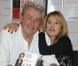 Amis de plus plus de 40 ans, Alain Delon et Nicole Calfan dédicacent le livre de cette dernière,  Lettre entr'ouverte à Alain Delon , le mardi 30 octobre 2012 au Drugstore Publicis à Paris.
