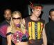 Paris Hilton et son chéri River Viiperi à la soirée Halloween au manoir Playboy à Beverly Hills le 27 octobre 2012.