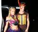 Paris Hilton et son chéri River Viiperi se rendent à la soirée Halloween au manoir Playboy à Beverly Hills le 27 octobre 2012.