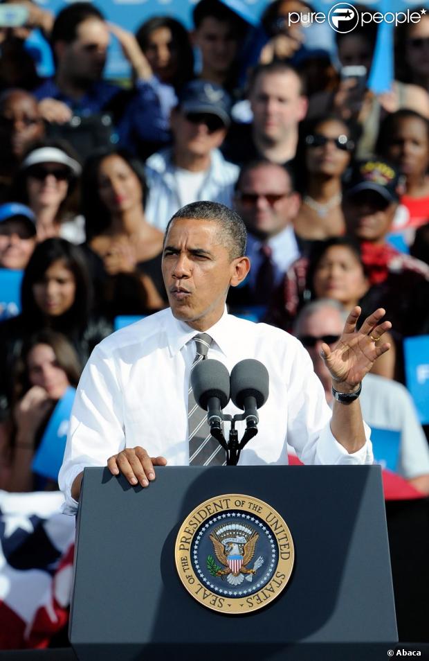 Barack Obama à Las Vegas le 1er novembre 2012