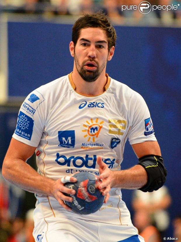 Nikola Karabatic lors du match entre le PSG et Montpellier le 30 septembre 2012 à Paris