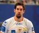 Nikola Karabatic lors du match entre le PSG et Montpellier le 30 septembre 2012 à Paris