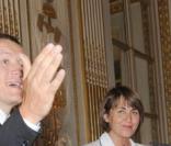 Dany Boon décoré par Christine Albanel... Bravo Biloute !
