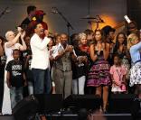 au concert-événement de Mandela