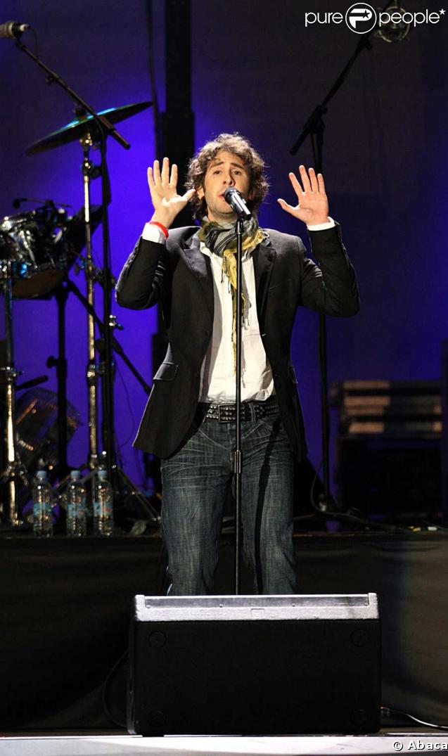 Josh Groban au concert-événement de Mandela