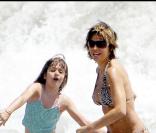 Lisa Rinna, à la plage et en famille !