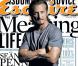 Sean Penn en couverture du magazine  Esquire  pour le numéro de janvier 2013.