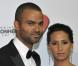  Tony Parker et sa compagne Axelle à Monaco le 22 septembre 2012. 
  