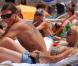 Zlatan Ibrahimovic en vacances sur l'île de Formentera le 15 juillet 2012 avec sa compagne Helena, quelques jours avant de signer au Paris Saint-Germain