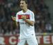 Zlatan Ibrahimovic lors du match entre Lille et le Paris Saint-Germain au Grand Stade de Lille le 2 septembre 2012. Grâce à un doublé du Suédois, le PSG fait tomber le champion de France en titre (2-1)