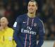 Zlatan Ibrahimovic lors de la victoire du PSG face à l'Olympique Lyonnais au Parc des Princes à Paris le 16 décembre 2012. Une victoire décisive qui permet au PSG de prendre la tête de la Ligue 1