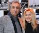 Gérard Puliccino et sa femme Lara Fabian à Paris, le 14 décembre 2011.