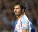 André-Pierre Gignac lors du match entre Troyes et l'Olympique de Marseille au Stade de l'Aube à Troyes le 21 octobre 2012