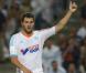 André-Pierre Gignac lors du match entre l'Olympique de Marseille et le Paris Saint-Germain au Stade Vélodrome de Marseille le 7 octobre 2012