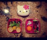 Photo Instagram postée par Milla Jovovich représentant une Bento Box qu'elle réalisée pour sa fille Ever