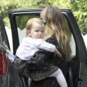 Jessica Alba : Nöel en famille avec ses deux filles modèles