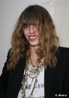 Lou Doillon au défilé Givenchy, le 1/07/08