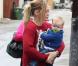 Hilary Duff et son fils Luca vont faire du shopping à West Hollywood, le 12 décembre 2012.