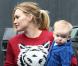 Hilary Duff et son fils Luca vont faire du shopping à West Hollywood, le 12 décembre 2012.