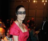 Yasmina El Masri au défilé Elie Saab