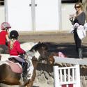 Denise Richards : Après-midi équitation pour ses filles Lola et Sam