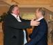 Gerard Depardieu reçu par Vladimir Poutine à Sotchi le 5 janvier 2013.
