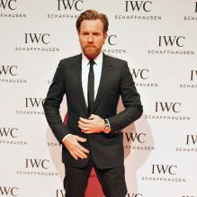 Ewan McGregor pose sur le tapis genevois. (Photo du 22 janvier 2013)