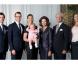 Le prince Carl Philip, le prince Daniel, la princesse Victoria et la princesse Estelle, la reine Silvia, le roi Carl XVI Gustaf, la princesse Madeleine de Suède pour les voeux du Nouvel An 2013.
