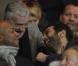 Ramzy Bédia et Didier Deschamps lors du match entre le PSG et Lille (1-0) le 27 janvier 2012 au Parc des Princes à Paris