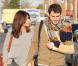 Iker Casillas et sa duclinée Sara Carbonero dans les rues de Madrid le 27 janvier 2013