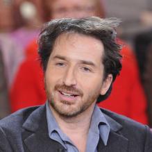 Edouard Baer à l'enregistrement de l'émission Vivement Dimanche à Paris, le 29 Janvier 2013, et qui sera diffusée le 3 février 2013.