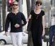 Anne Hathaway et son mari Adam Shulman sortent d'un cabinet médical a Beverly Hills, le 1er février 2013
