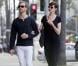 Anne Hathaway et son mari Adam Shulman sortent d'un cabinet médical a Beverly Hills, le 1er février 2013