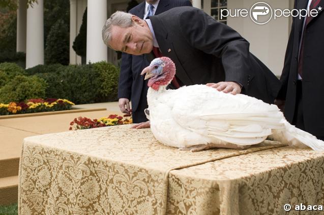 George W. Bush et sa dinde