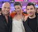 Pascal Obispo très bien entouré de son ex-femme Isabelle Funaro et Michaël Youn