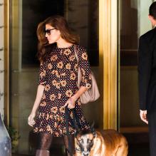 Eva Mendes le 13 février à Los Angeles