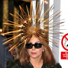 Lady Gaga lors la soirée lancement de son parfum à Londres le 7 octobre 2012.
