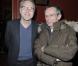 Laurent Ruquier et Patrice Leconte pour la 200e d'"Inconnu à cette adresse" au Théâtre Antoine à Paris, le 25 février 2013.
