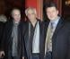  Hippolyte Girardot, Gérard Darmon et Philippe Lellouche pour la 200e d'"Inconnu à cette adresse" au Théâtre Antoine à Paris, le 25 février 2013. 