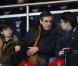 François Fillon et ses enfants lors du match entre le Paris Saint-Germain et l'Olympique de Marseille le 27 février 2013