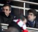 François Fillon et ses enfants lors du match entre le Paris Saint-Germain et l'Olympique de Marseille le 27 février 2013