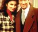 Fran Drescher et Charles Shaughnessy, alias Fran Fine et Maxwell Sheffield dans la série Une Nounou d'enfer