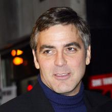 George Clooney pour son premier film, Confessions d'un homme dangereux en décembre 2002.