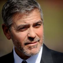 George Clooney à la Maison Blanche avec le Président Obama le 15 mars 2012.