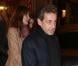 Nicolas Sarkozy et Carla Bruni - pour la 58e anniversaire de Nicolas Sarkozy au restaurant Giulio Rebellato - à Paris le 28 janvier 2013.