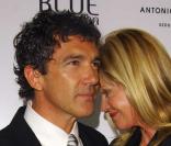 Antonio Banderas et sa femme Melanie Griffith présentent le nouveau parfum Blue Seduction