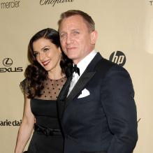 Daniel Craig et Rachel Weisz lors des Golden Globes 2013