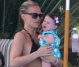 Molly Sims : Vacances en famille et baby-sitting, la star se dévoile en bikini