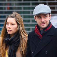 Justin Timberlake et Jessica Biel à New York, le 1er mars 2013.